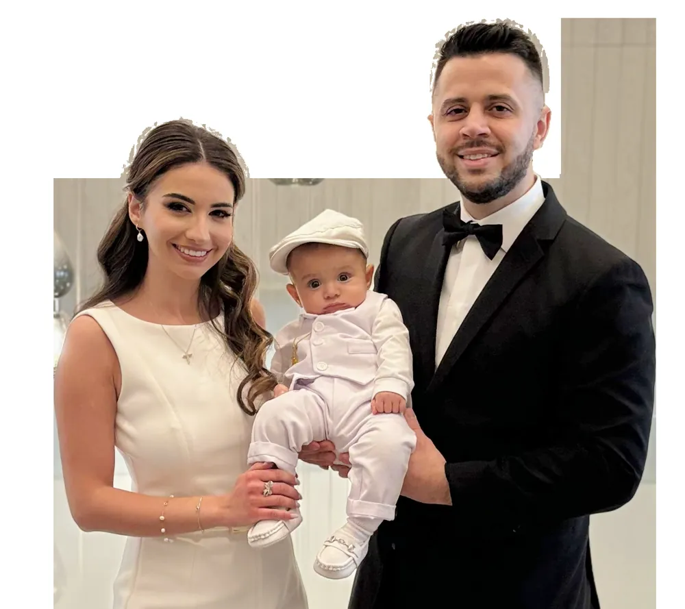 Dr. Ricky Hamami and Dr. Claude Nasseh with their son Enzo